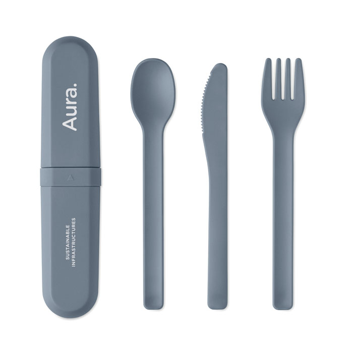 BITEFUL - Cutlery set and case in PLA