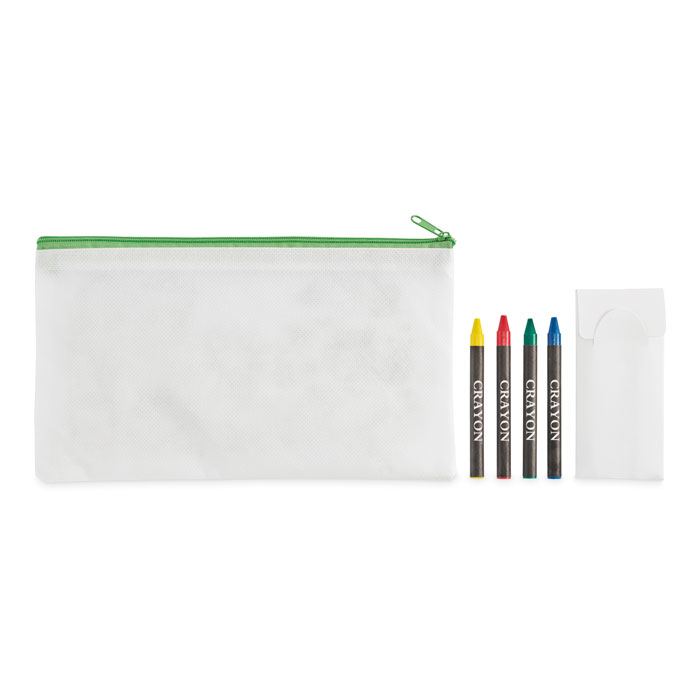 CRAY - Pencil case with 4 crayons