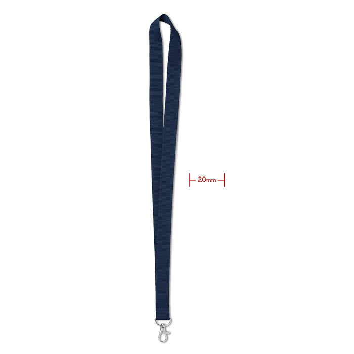 SIMPLE LANY - Lanyard 20 mm - Blue