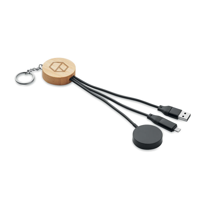 BULE - Key ring with 4 in 1 60W cable