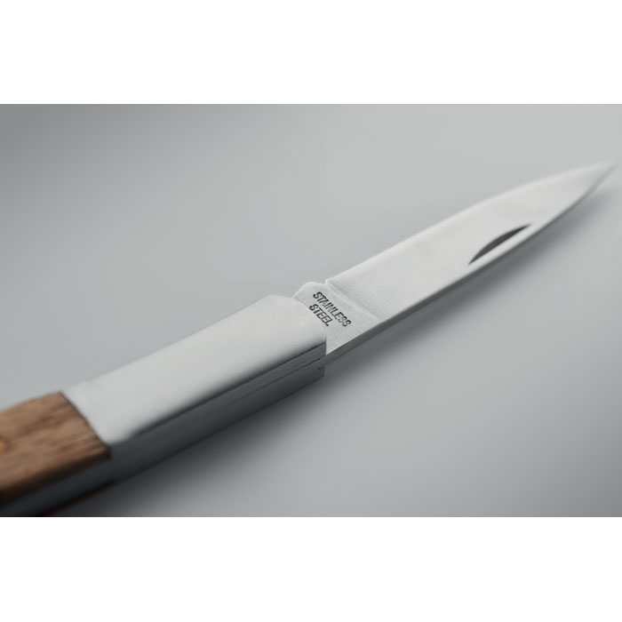 SKARP - Foldable knife in acacia wood