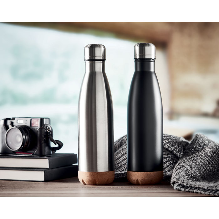 ASPEN CORK - Double wall bottle 500 ml