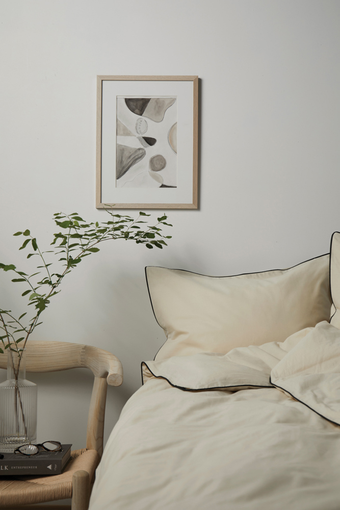 VINGA Marston OCS organic cotton bed linen, 4 pcs set