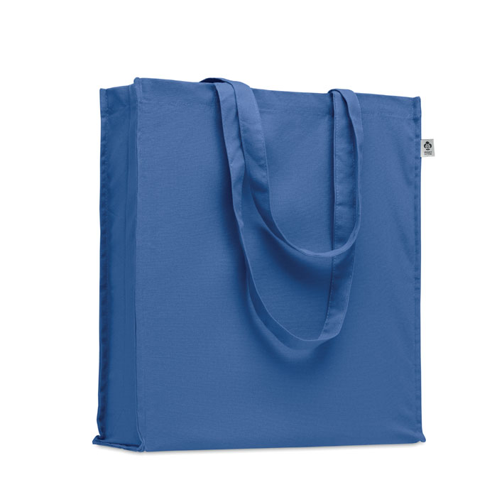 BENTE COLOUR - Organic cotton shopping bag - Royal Blue