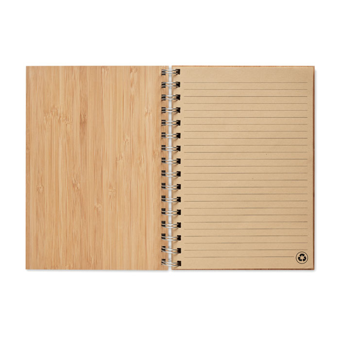 BRAM - A5 ring bound Bamboo notebook