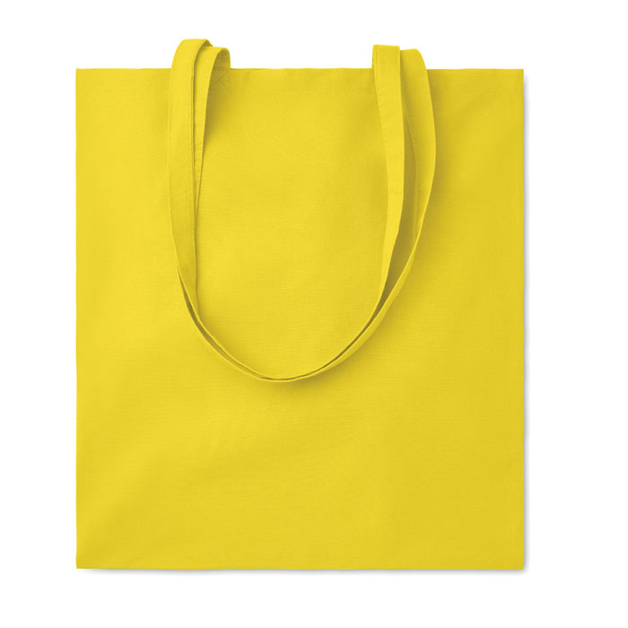 COTTONEL COLOUR + - 140gr/m² cotton shopping bag - Yellow
