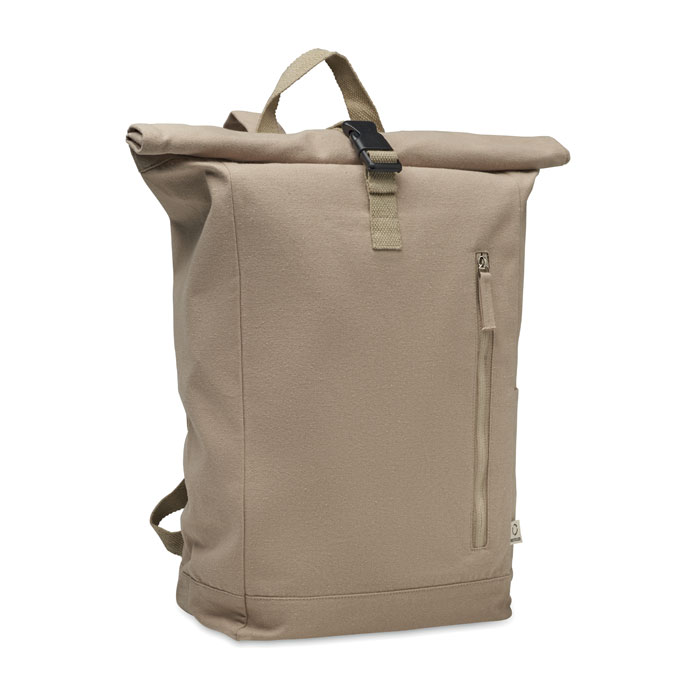 KAMET - Roll top backpack 390 gr/m² - Khaki