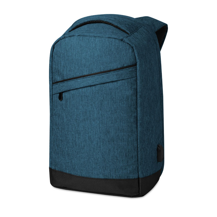 BERLIN - 2 tone backpack incl USB plug