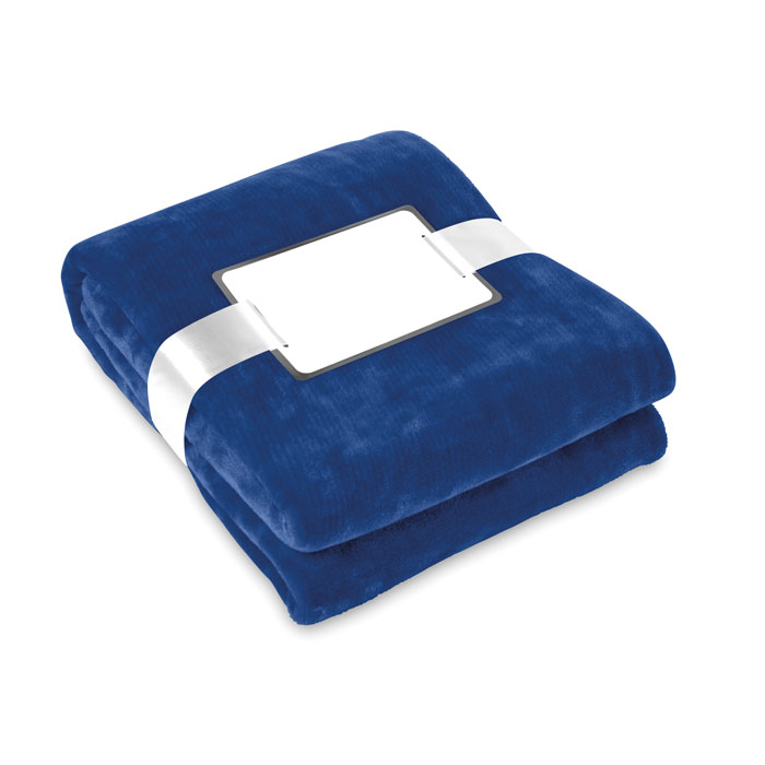 DAVOS - Blanket flannel - Blue