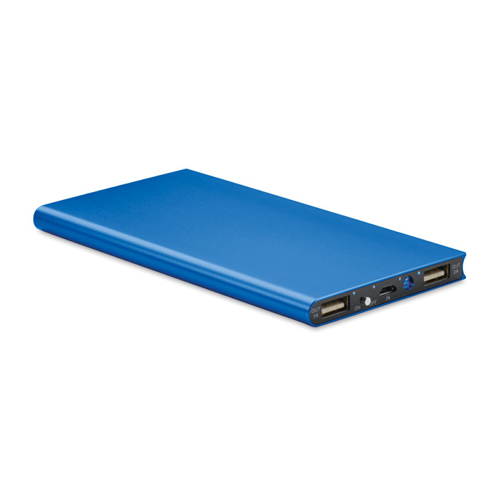 POWERFLAT8 - Powerbank 8000mAh 10.5W - Royal Blue
