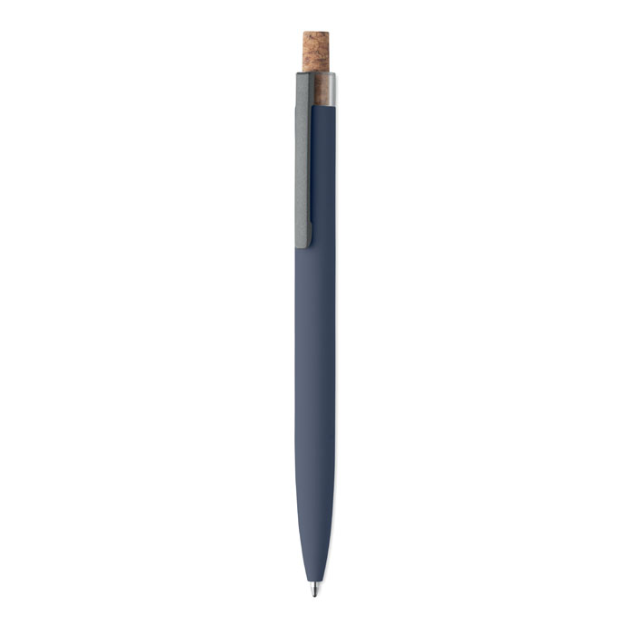 BERGAMO + - Recycled aluminium pen - Blue