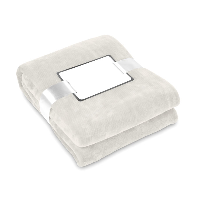 DAVOS - Blanket flannel - Beige