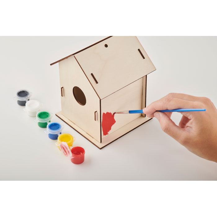 PAINTHOUSE - DIY wooden bird house kit
