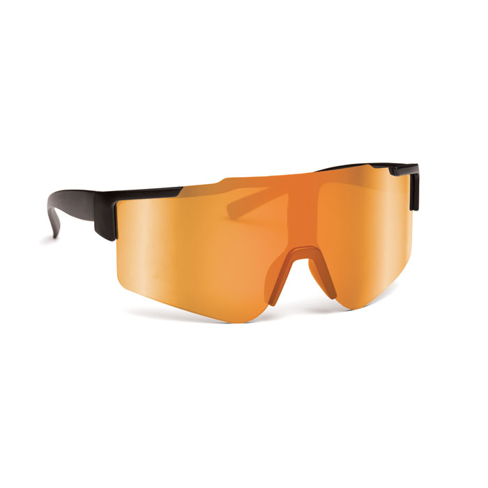 SHINE - Mirrored sports sunglasses - Orange