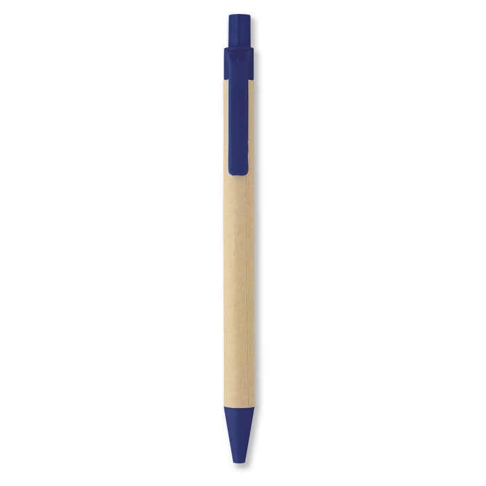 CARTOON - Paper/corn PLA ball pen - Blue