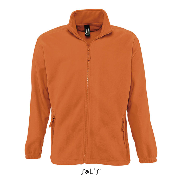 NORTH - 20RTH Zipped Fleece Jacket - Orange