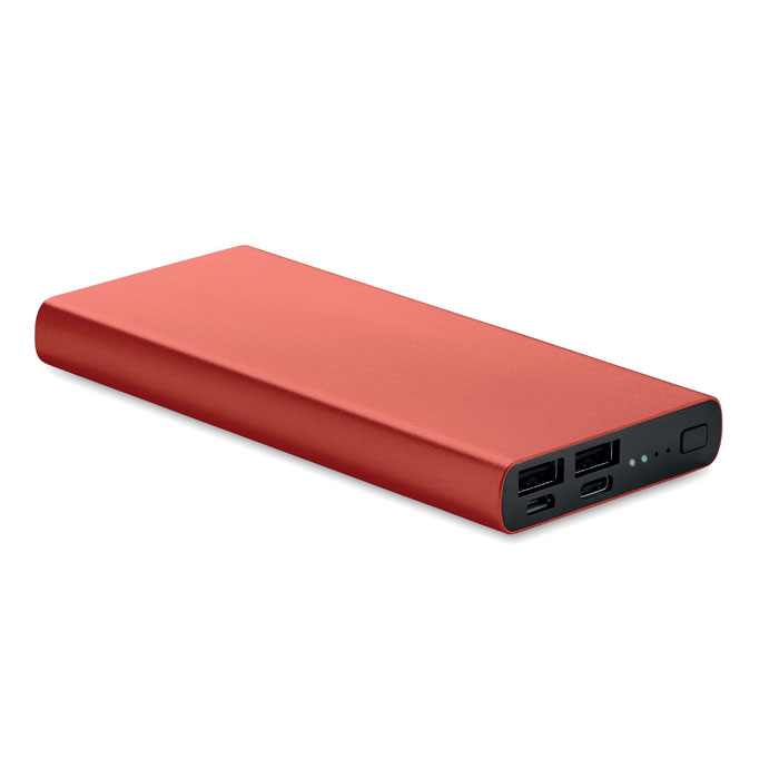 POWERFLAT 10C - Powerbank 10000mAh 18W - Burgundy
