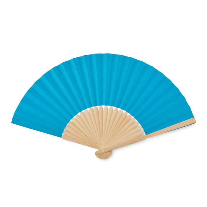 FANNY PAPER - Manual hand fan - Turquoise