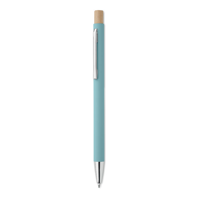 BERGAMO - Recycled aluminium ball pen - Baby Blue