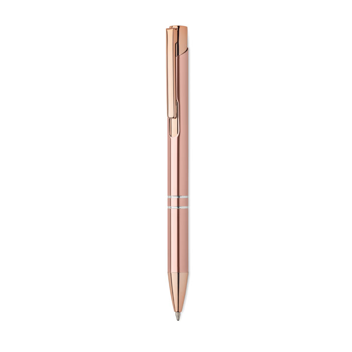 BERN ROSE - Recycled aluminium pen - Beige/Red