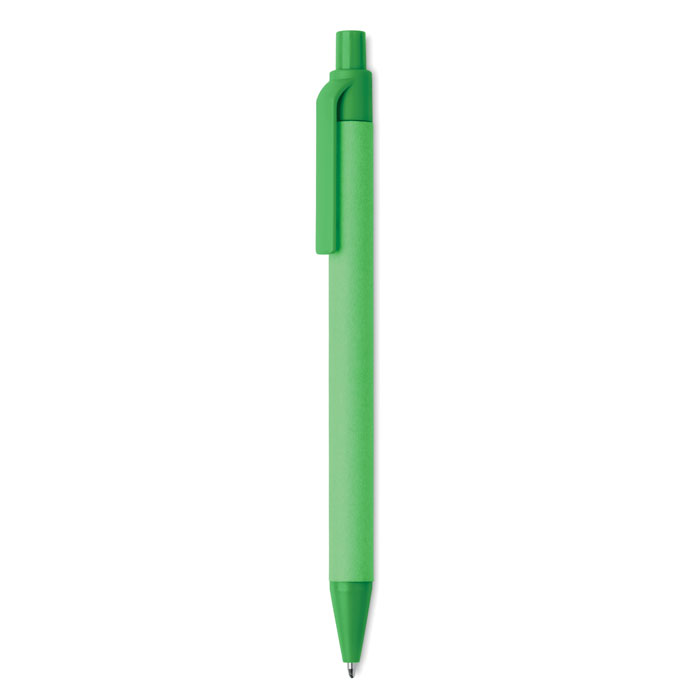 CARTOON COLOURED - Paper/PLA corn ball pen - Lime