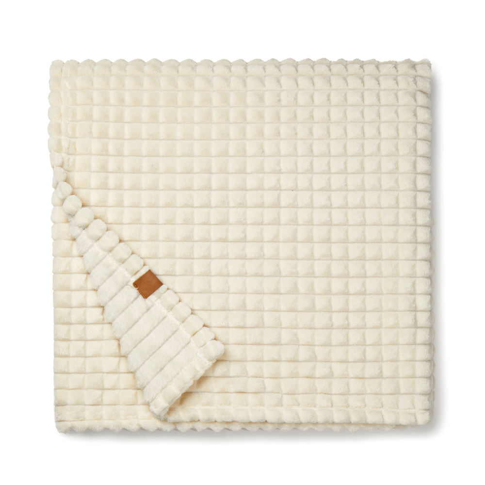 VINGA Branson GRS recycled pet blanket - beige (± PMS 13-0905 TCX)