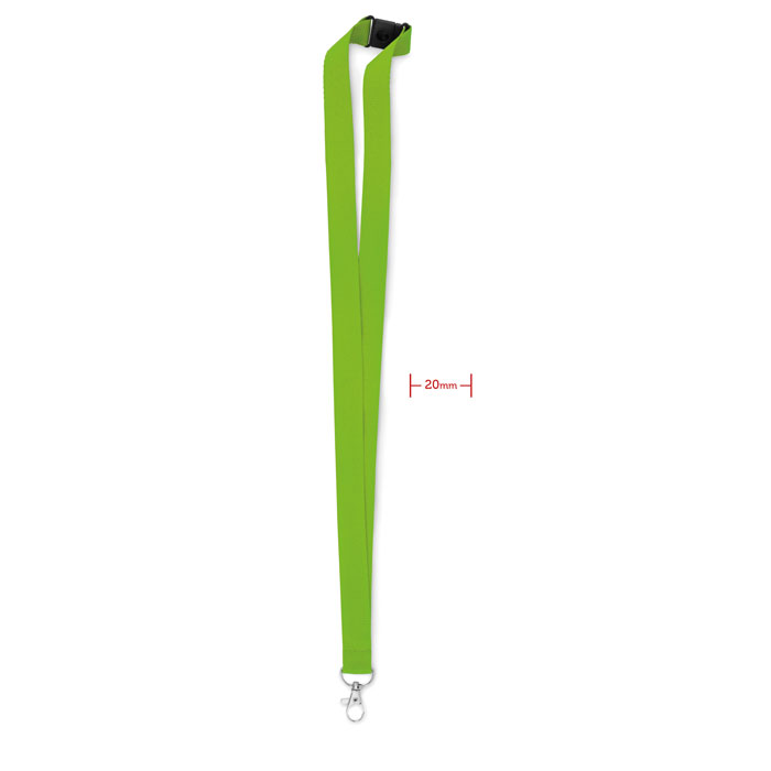 PANY - Lanyard with metal hook 20 mm - Lime