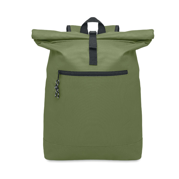 IREA - 600Dpolyester rolltop backpack - Army Green