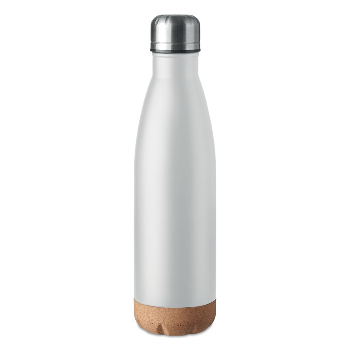 ASPEN CORK - Double wall bottle 500 ml - White
