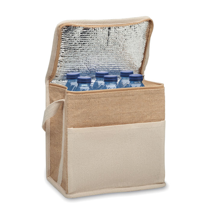 LONA - Jute and canvas cooler bag 3L
