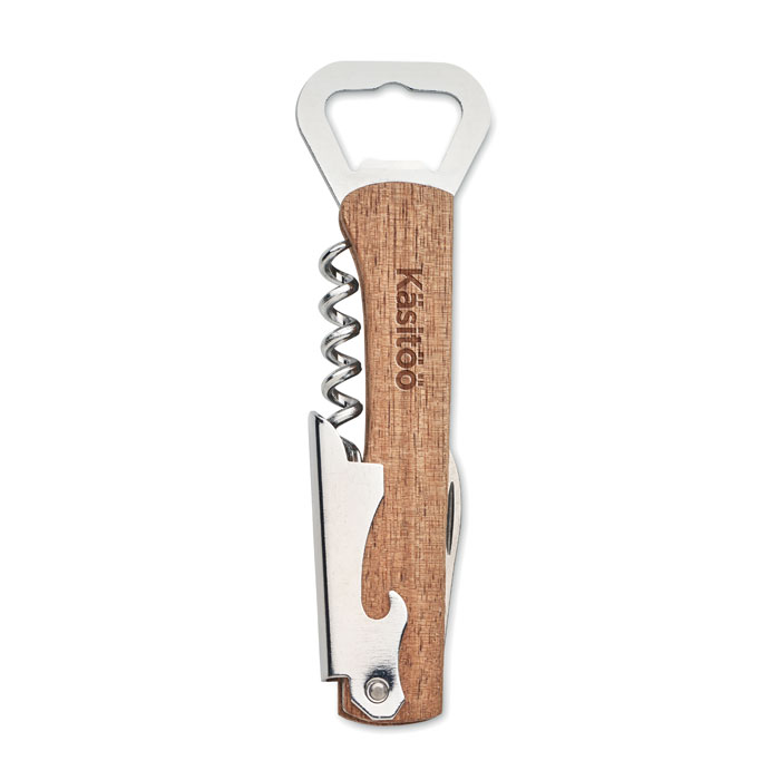 WOOL - 3 in 1 acacia bottle opener