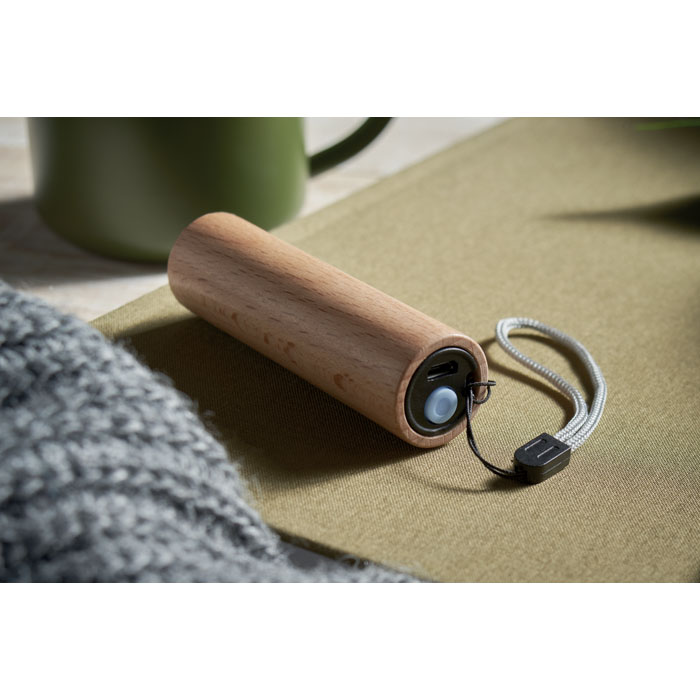 LITE - Beech wood rechargeable torch