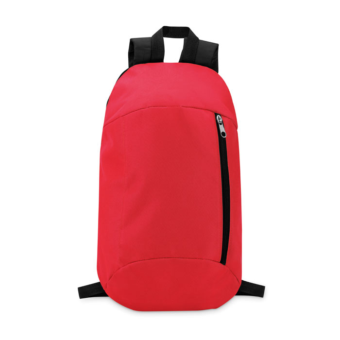 TIRANA - Backpack with front pocket - Red