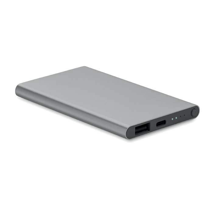 POWERFLAT C - Powerbank 4000mAh 10W - Titanium