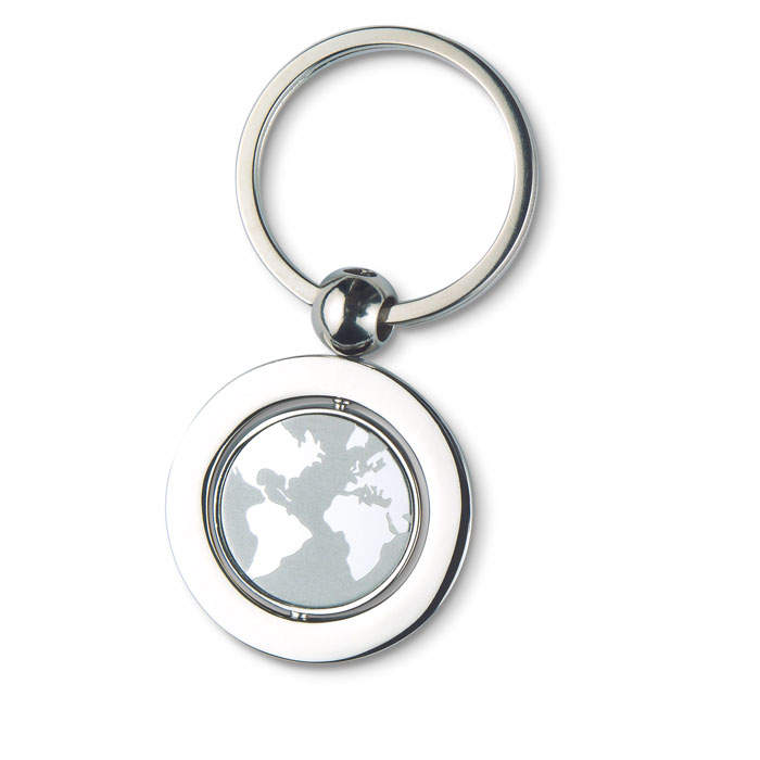 GLOBY - Globe metal key ring