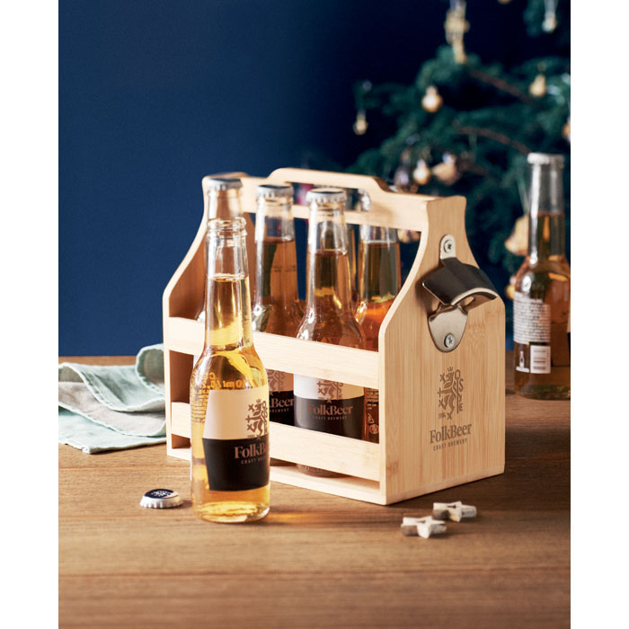 CABAS - 6 beer crate in bamboo