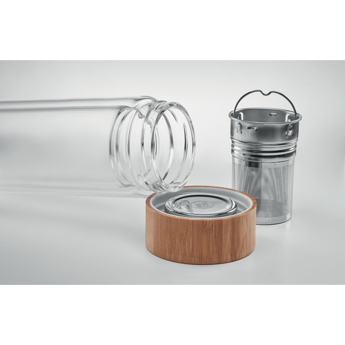BATUMI GLASS - Double wall glass bottle 420ml