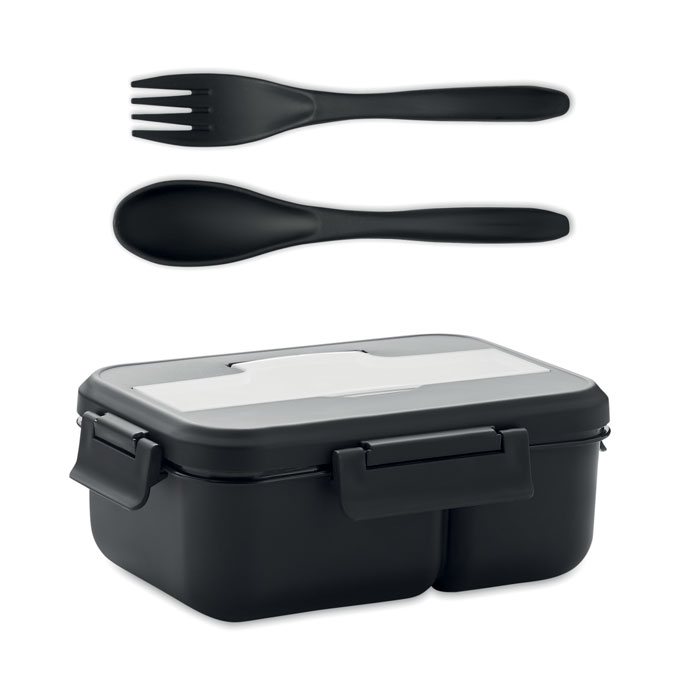 MAKAN - Lunch box with cutlery in PP