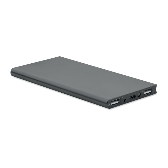 POWERFLAT8C - Powerbank 8000mAh 10.5W - Titanium