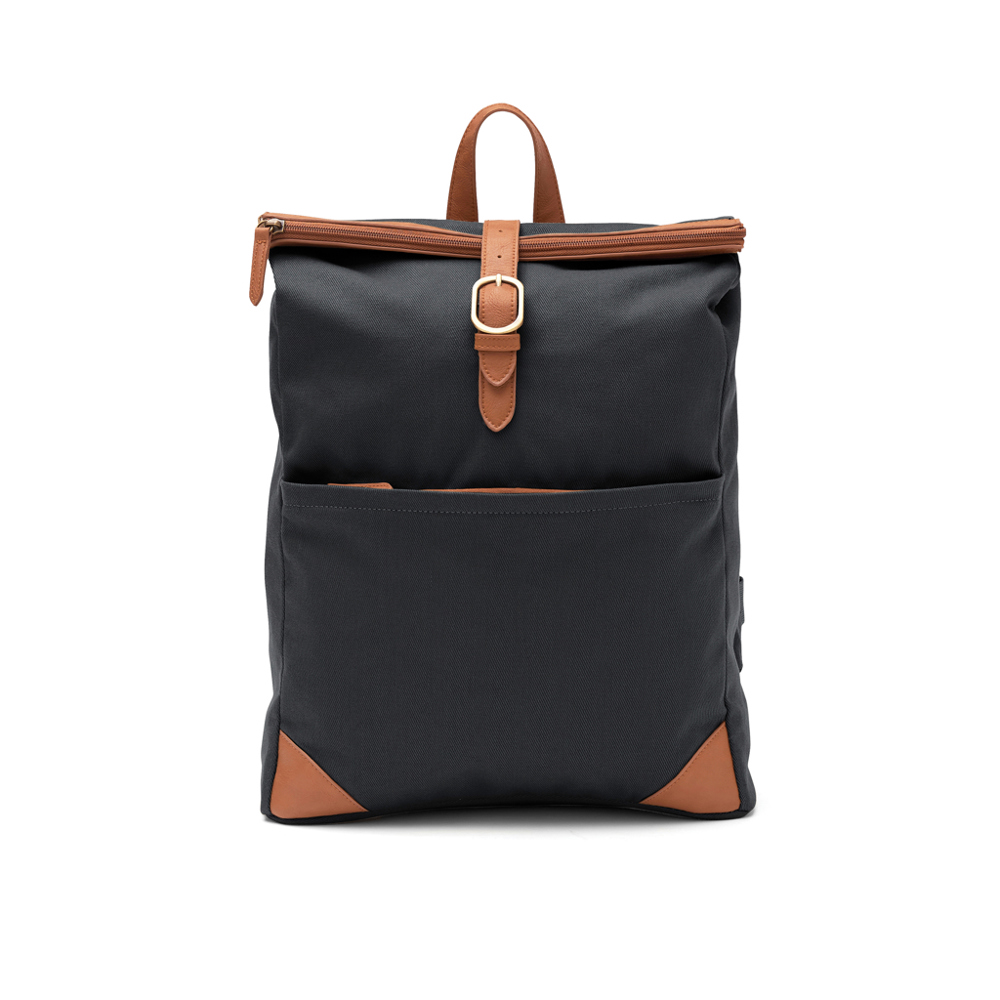 VINGA Sloane rucksack RCS recycled polyester - grey (± PMS 19-3901G)