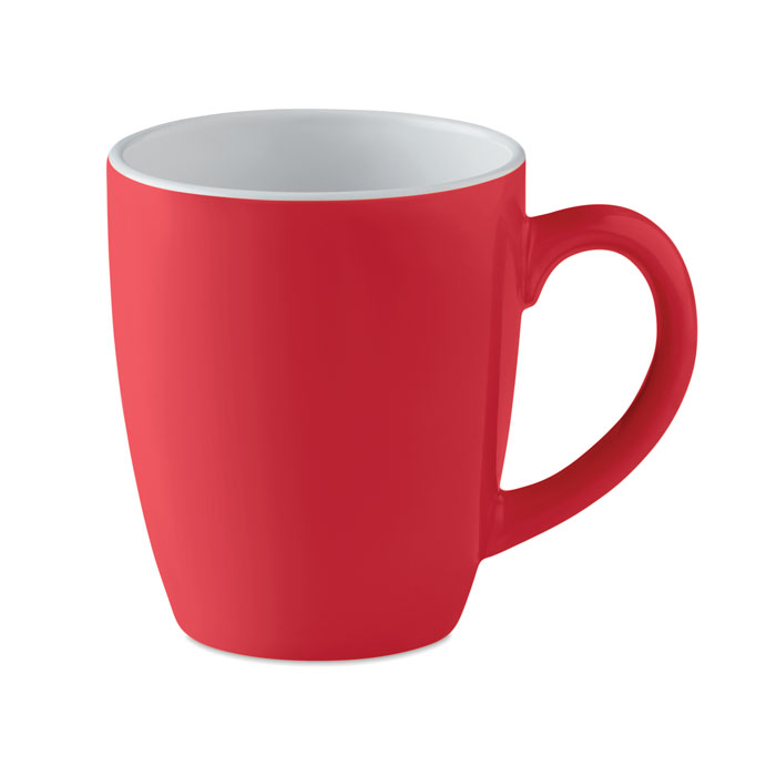 COLOUR TRENT - Ceramic coloured mug 290 ml - Red