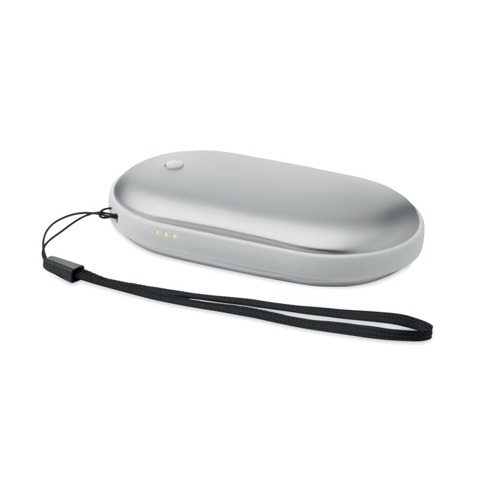 MUKAVA - Aluminium electric hand warmer - Matt Silver