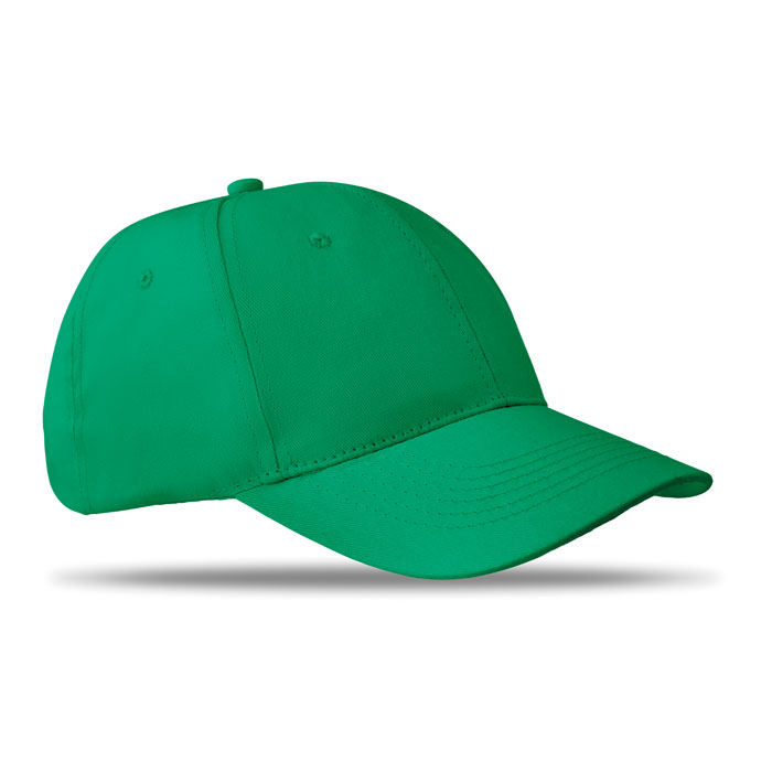 BASIE APOLLO - 6 Panel baseball cap 160 gr/m - Green