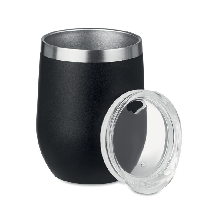 CHIN CHIN - Double wall mug 300ml - Black