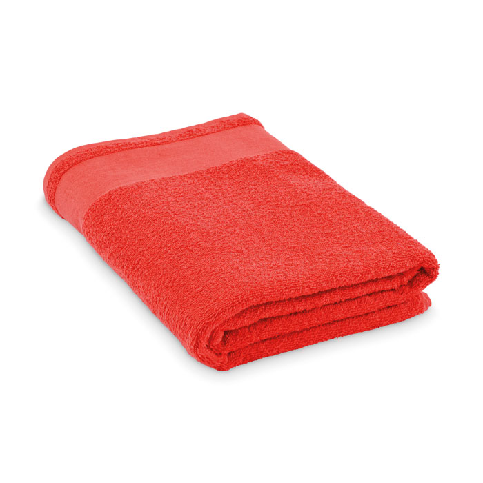 ISLAND 100 - Cotton bath towel - Red