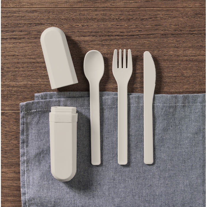 BITEFUL - Cutlery set and case in PLA