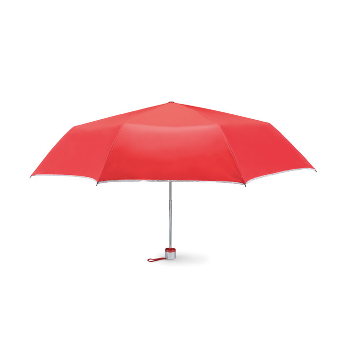 CARDIF - 21 inch Foldable umbrella - Red