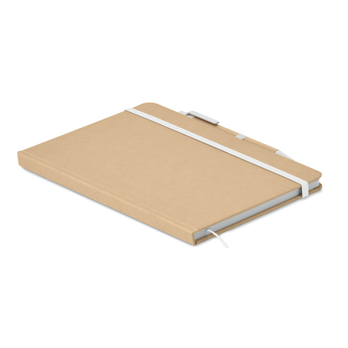 CARATIL - A5 notebook in recycled carton - White